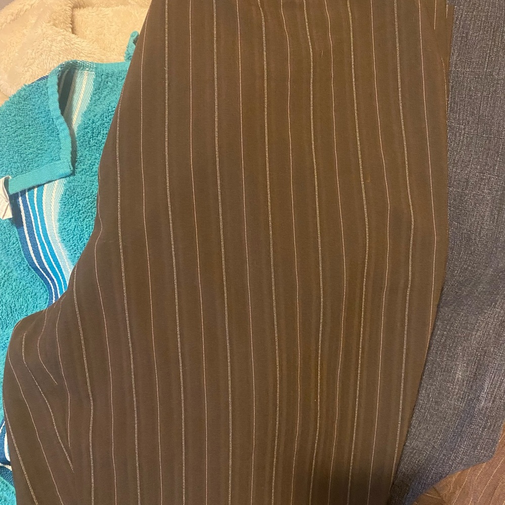 Pinstripe Brown Pants